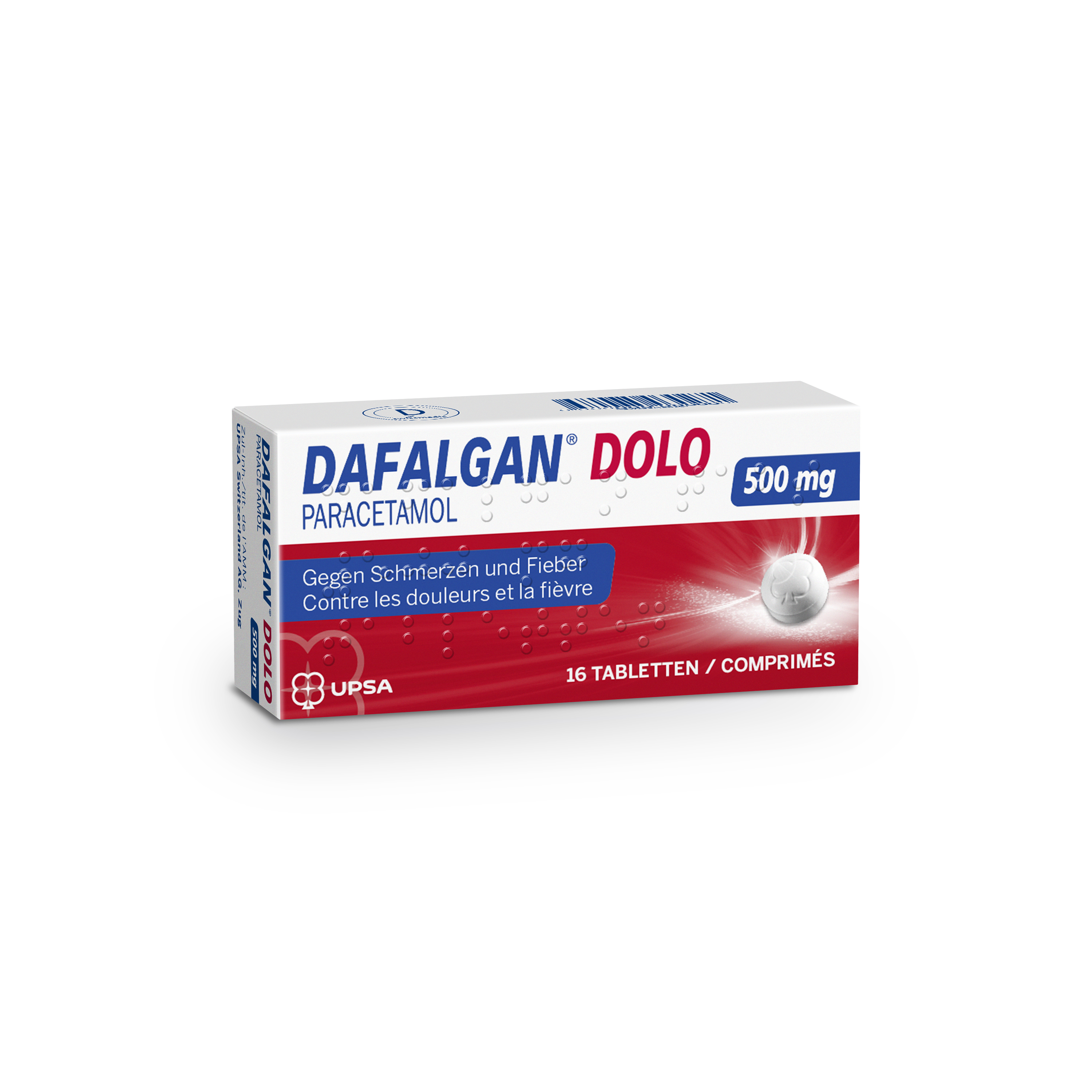 DAFALGAN Dolo Tabl 500 mg Blist 16 Stk