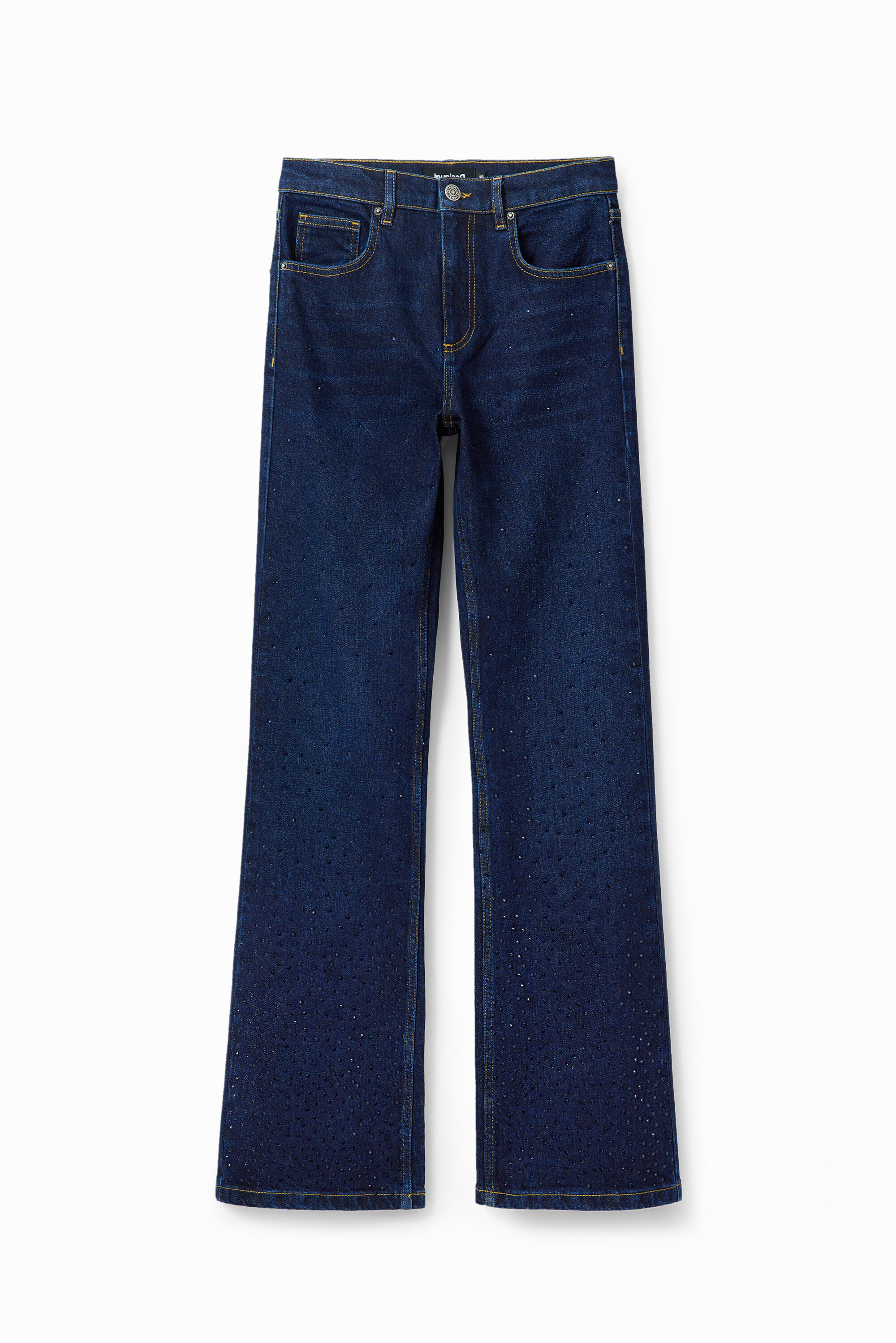 Jean flare clous