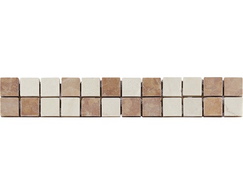 Natuursteen rand, rood, 4,8 x 29,8 cm