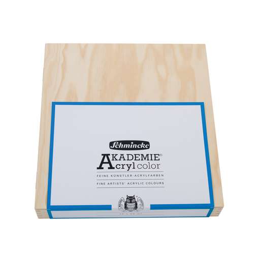 Schmincke AKADEMIE® Acrylfarben-Set im Holzkasten
