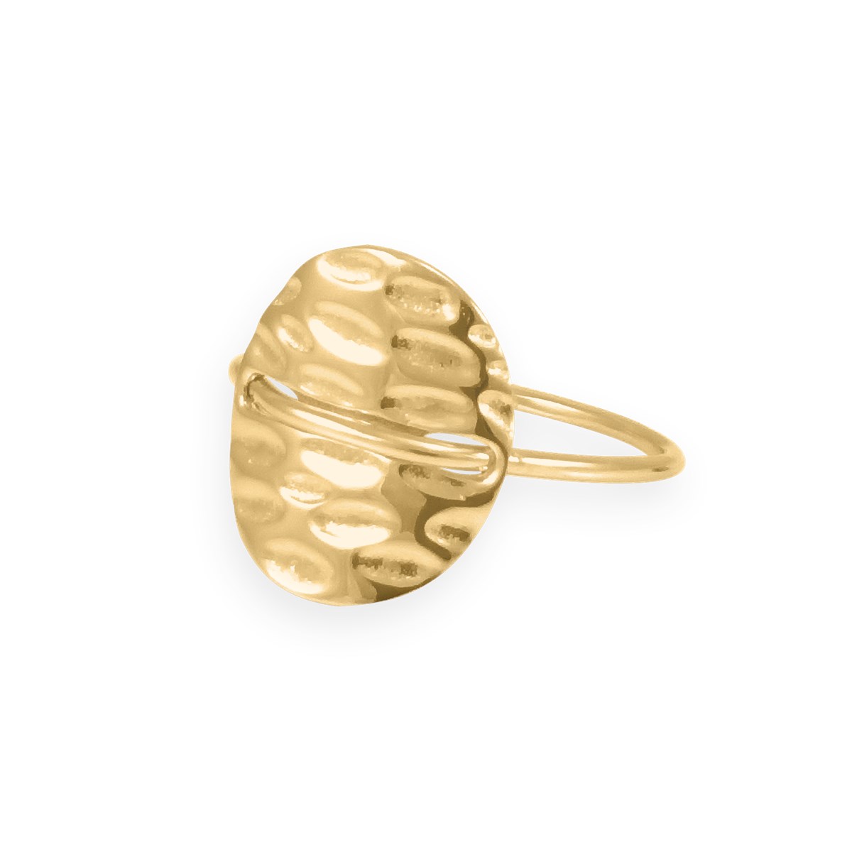 Bague plaquée or