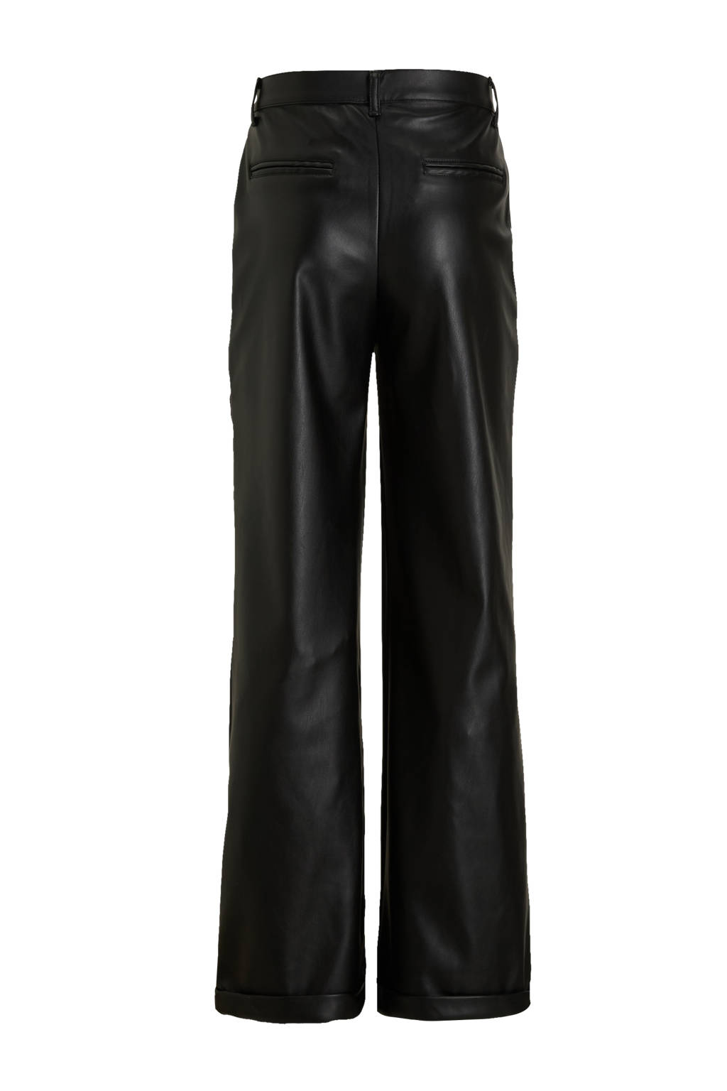 Cars imitatieleren regular fit broek INNESSY zwart