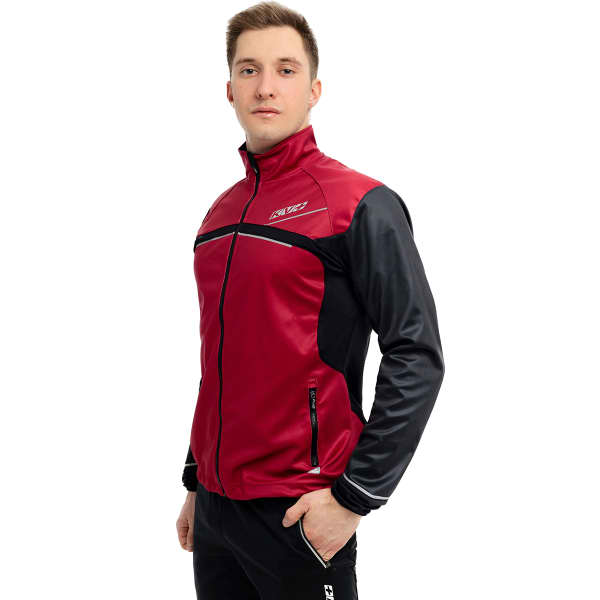 Veste ski de fond KV+ DAVOS JKT RED/BLACK