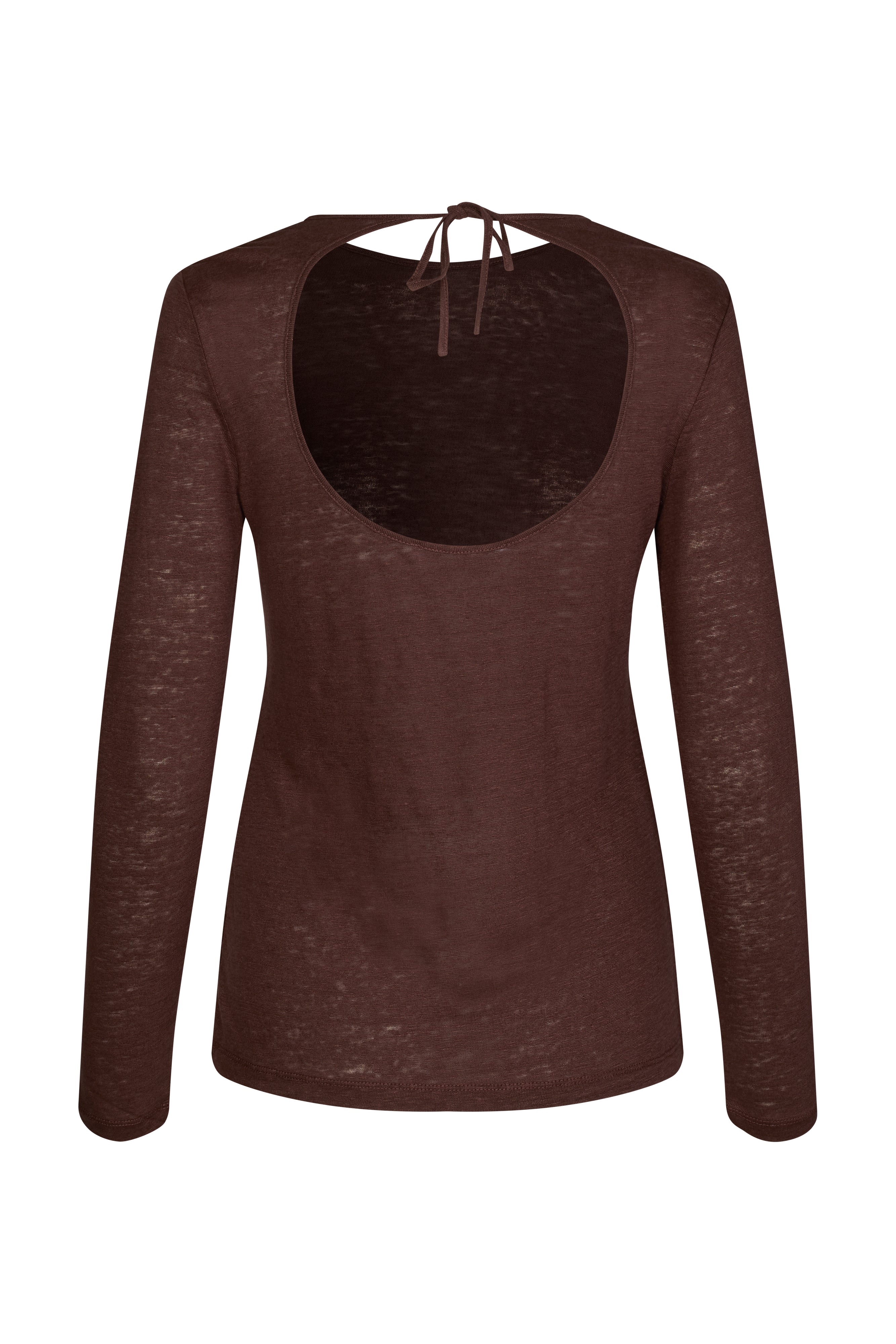 Samsøe Samsøe  Sami LS t-shirt - Brown Stone