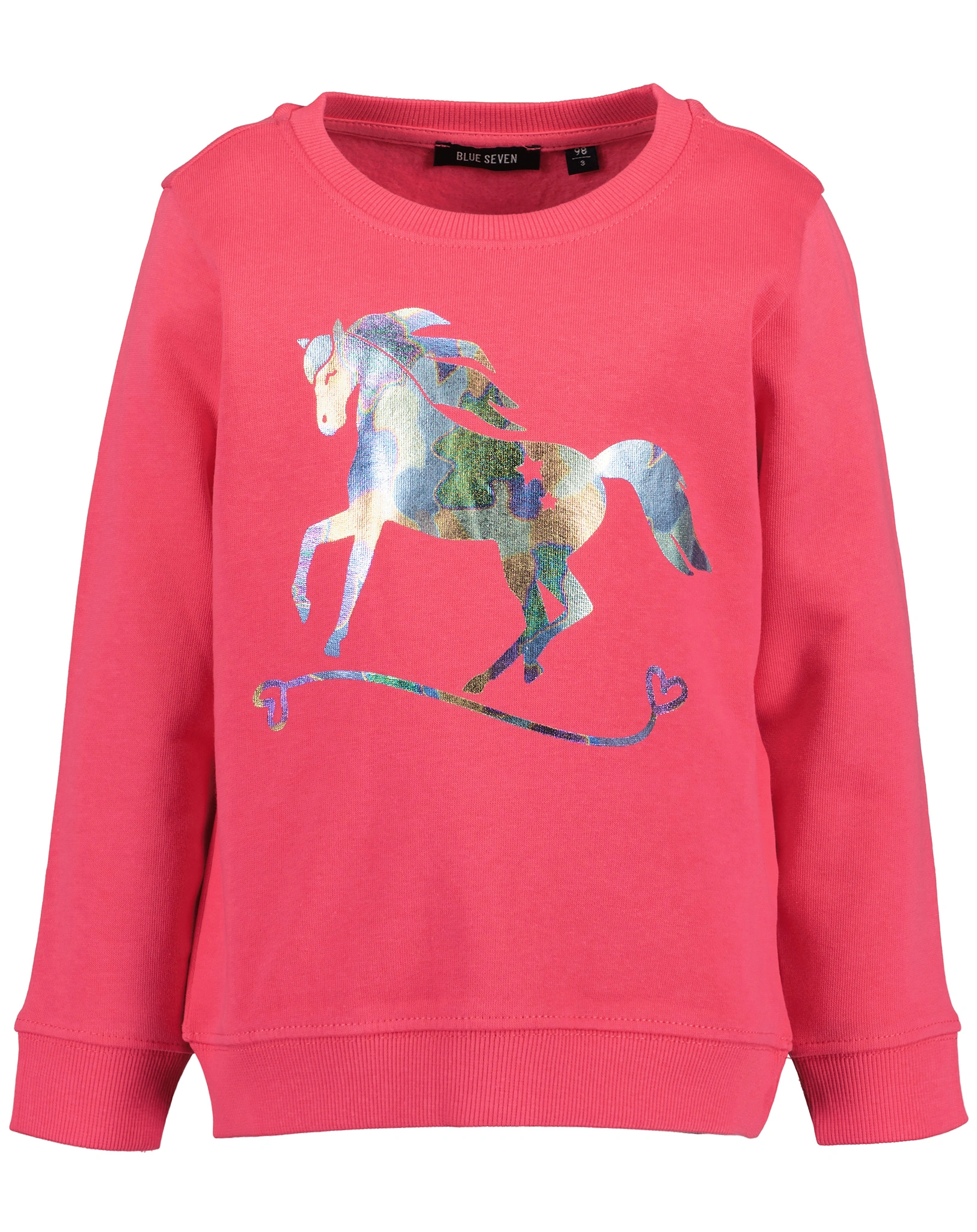 Sweatshirt HORSE mit Foliendruck in pink