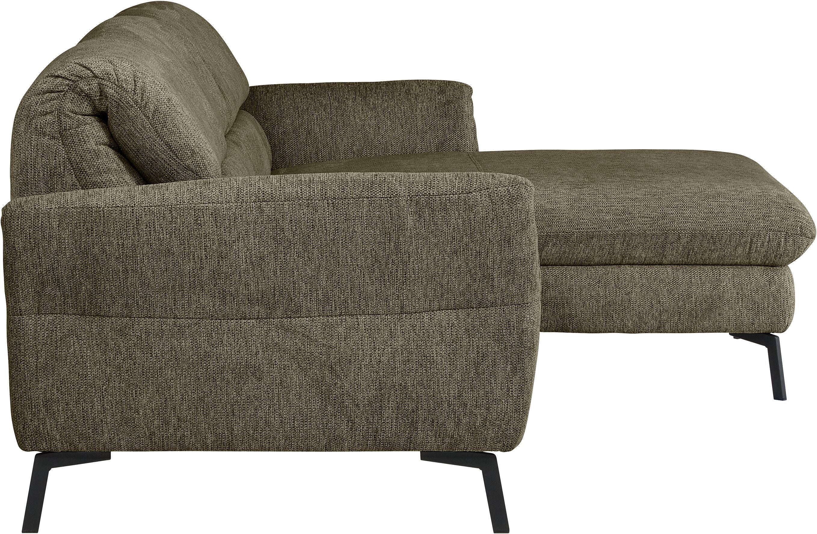 SEBO Ecksofa - Grün / B: 284.0 cm x T: 161.0 cm x H: 84.0 cm