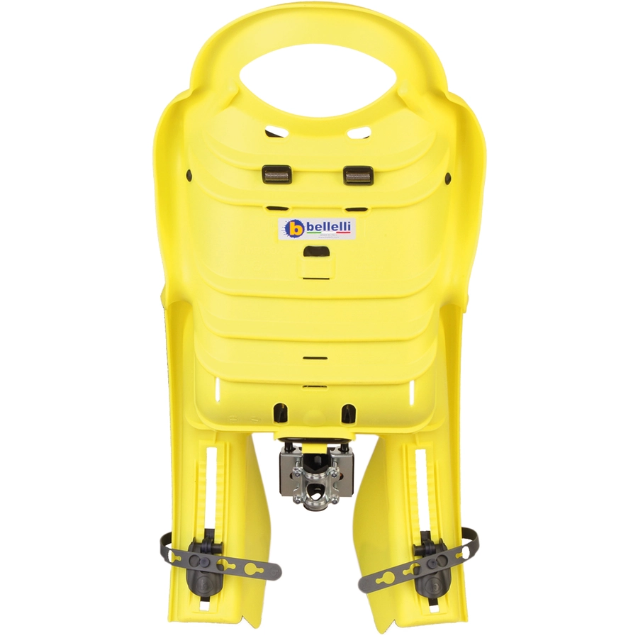BELLELLI Kindersitz Fahrrad Mr Fox B-fix Frame mount Yellow HI VIZ