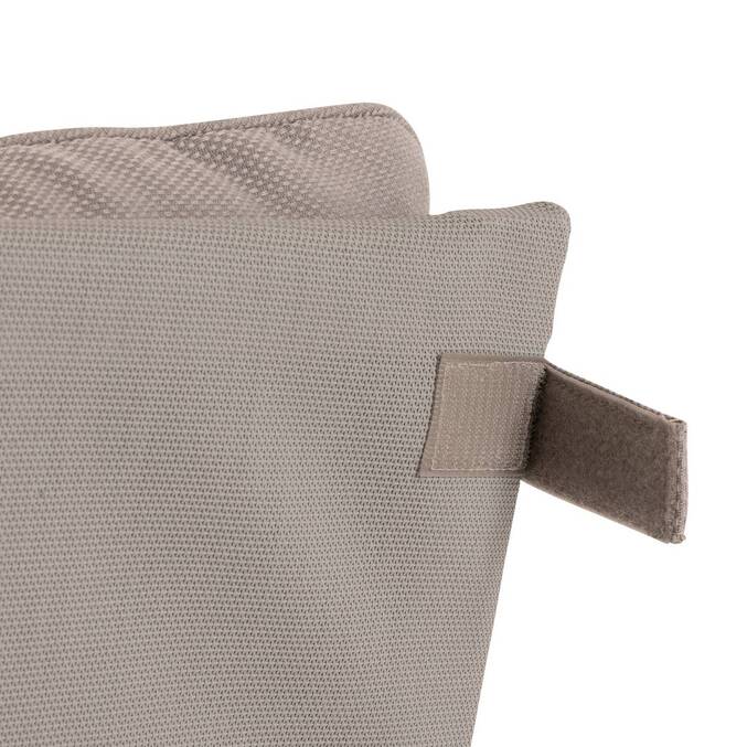 Fauteuil relax de jardin LAMBINIO Blanc & Gris clair