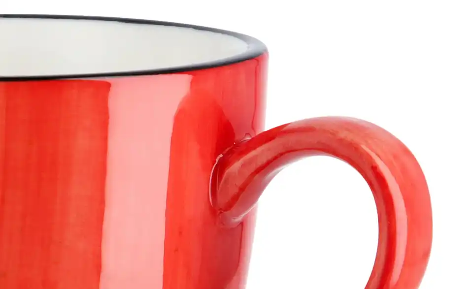 Peill+Putzler Kaffeetasse Genua Rot, Weiß Kaffeetasse