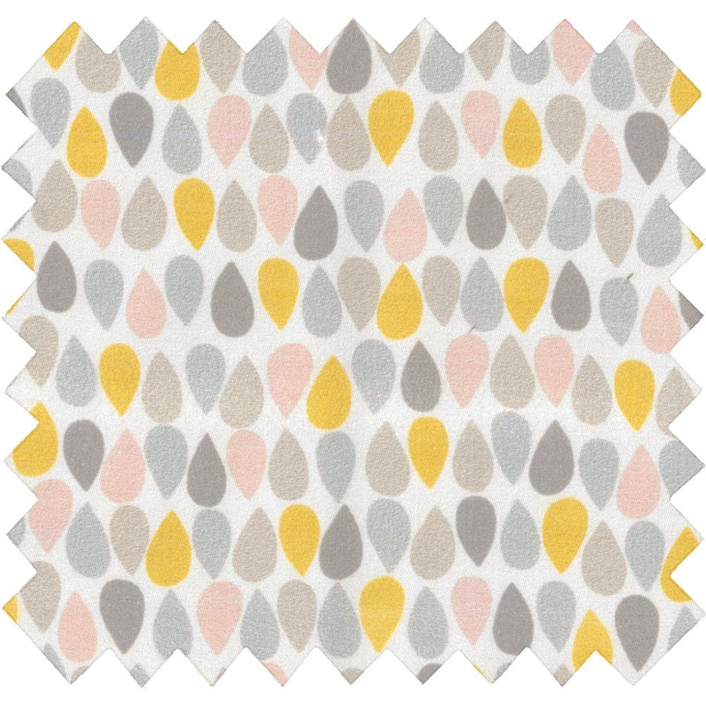 Coupon Tissu 50 Cm Gouttes Pastel