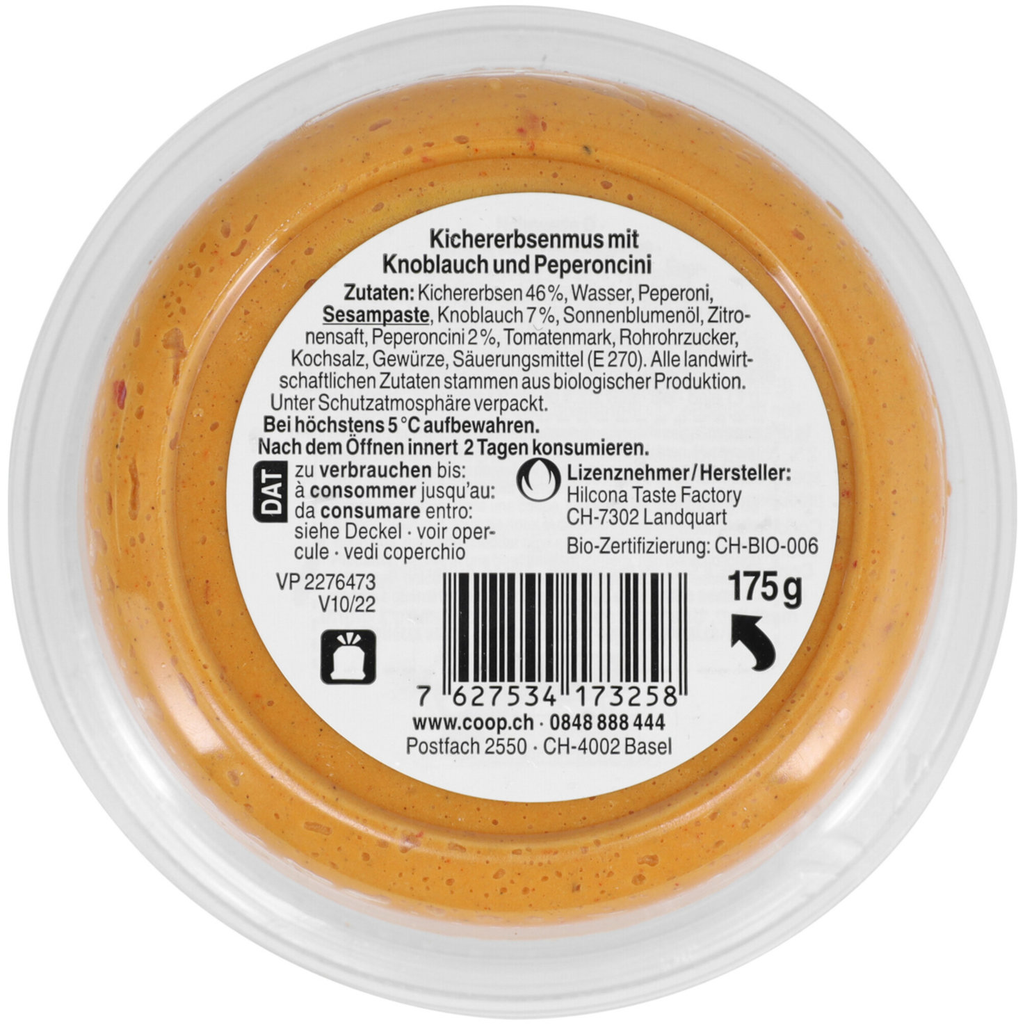 Naturaplan Bio Hummus Piccante