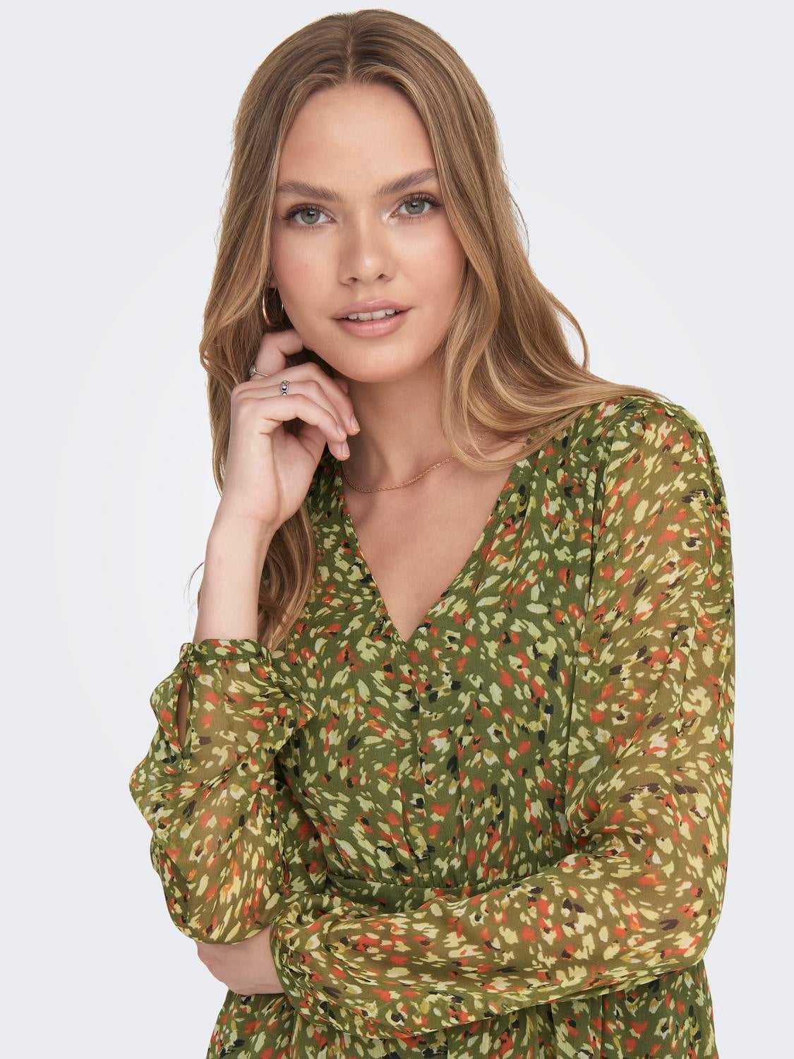 ONLADELE Kurzes Kleid Winter Moss