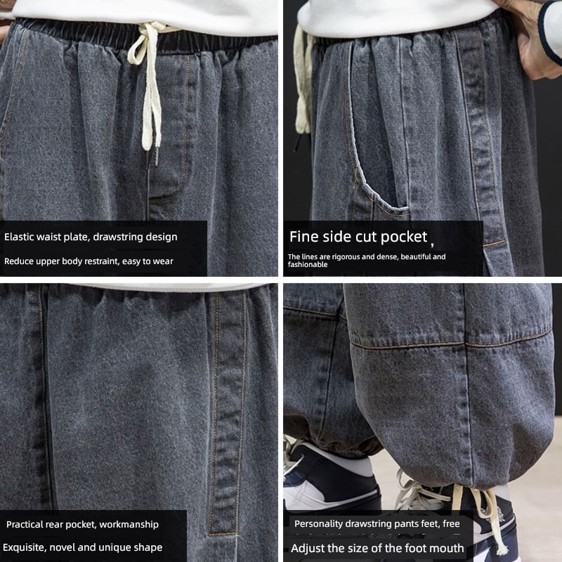 Derbundy - Haremjeans met middelhoge taille