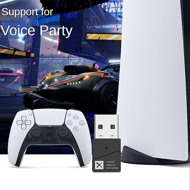 NÖRDIC USB-A Bluetooth 5.2-adapter med Qualcomm-chip og aptX LL aptX Adaptive