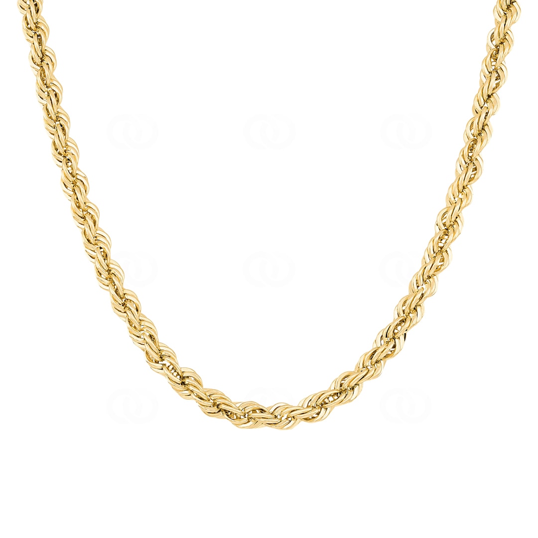 5.0mm Kordelkette 750/18 K Gelbgold halbmassiv