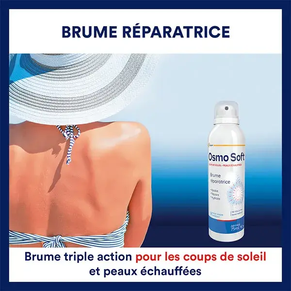 OSMO SOFT - Queimadura Solar - Bruma Reparadora - A partir dos 3 anos - Aerossol - 75ml