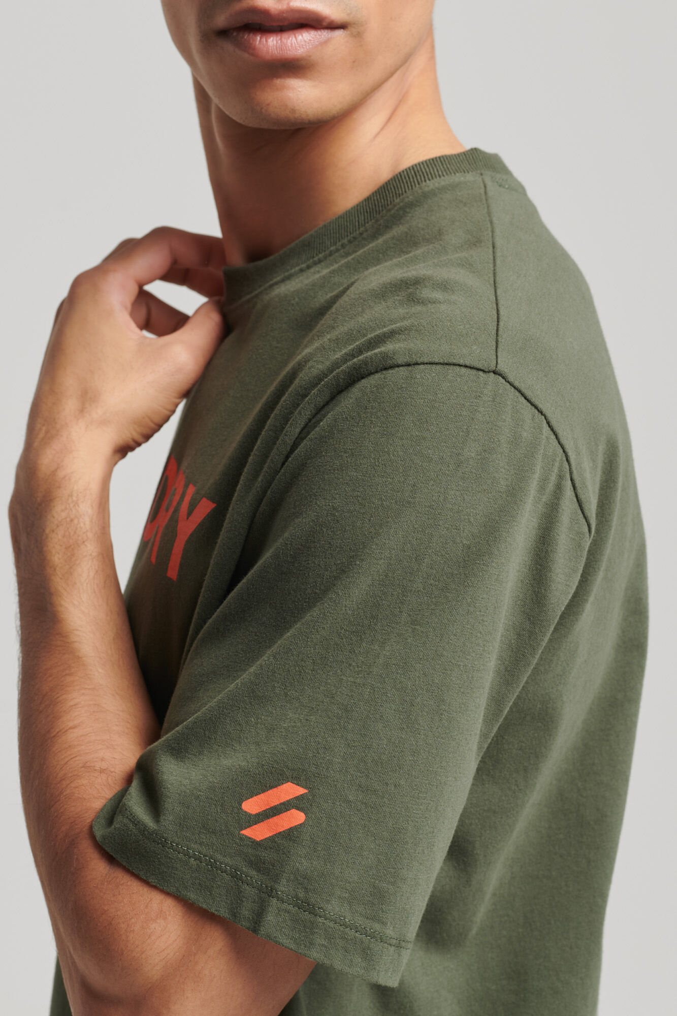 Camiseta Code Core Sport - Cáqui Escuro