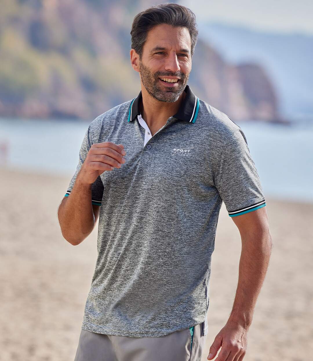 Lot de 2 Polos Flammés Sport Outdoor