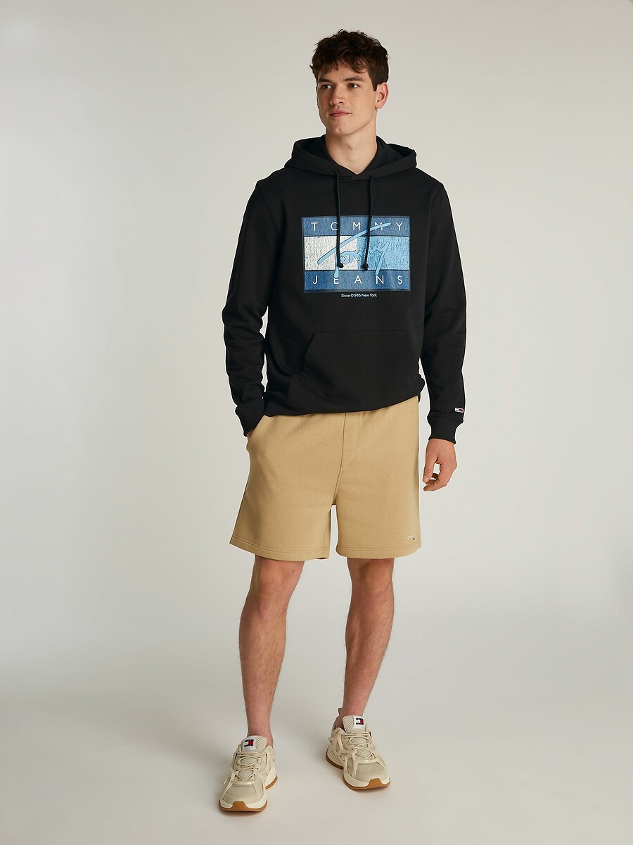 TOMMY JEANS<br>Moletom com capuz e logo