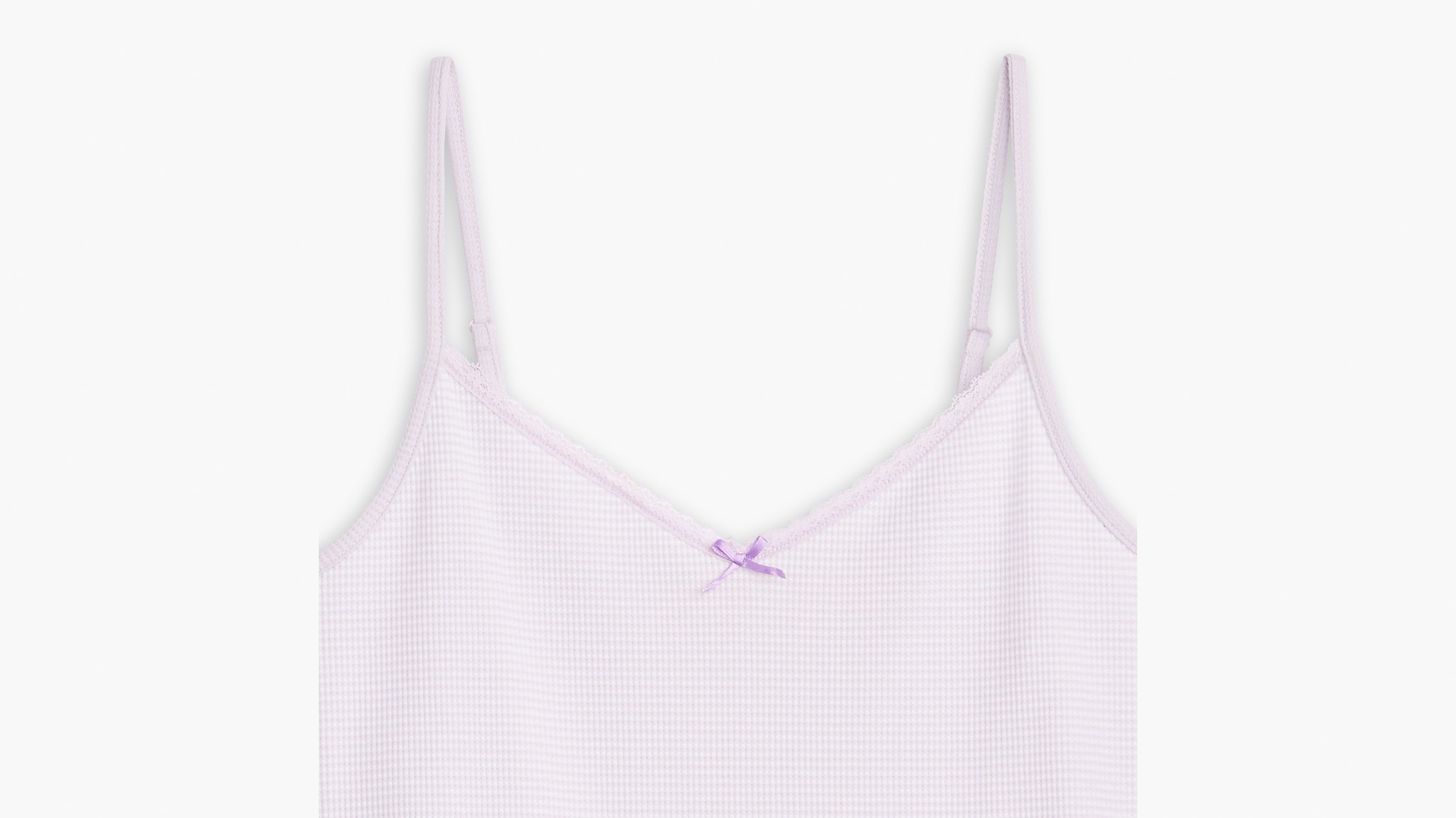 Levi's® Dry Goods Débardeur maille gaufrée - End On End Stripe Lavender Blue - Bleu