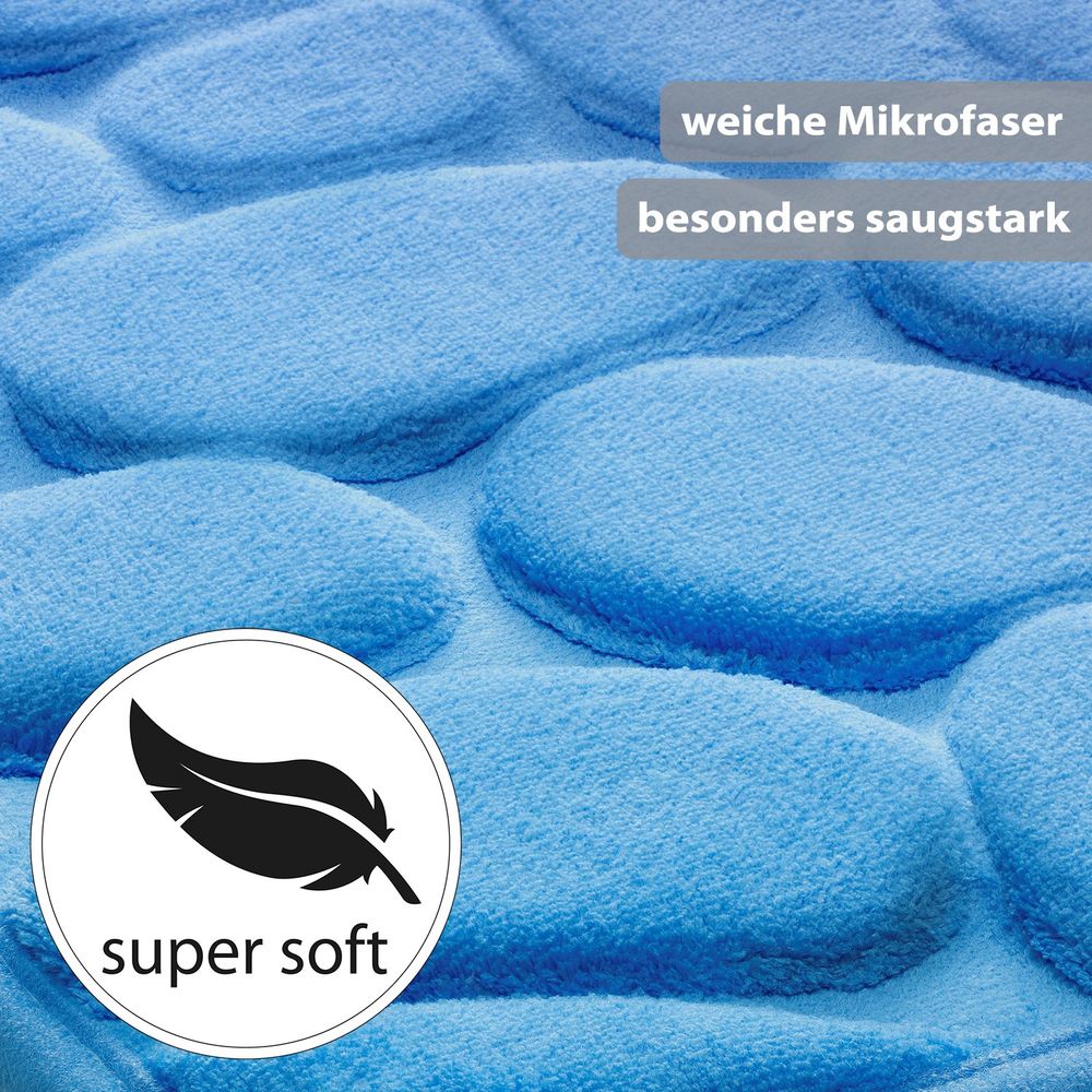 PANA® Memoryschaum Badematte • Badvorleger • Badteppich • Badematte • Duschvorleger • viskoelastischer Schaum - Steinoptik • rutschfest u. waschbar • versch. Größen & Farben
