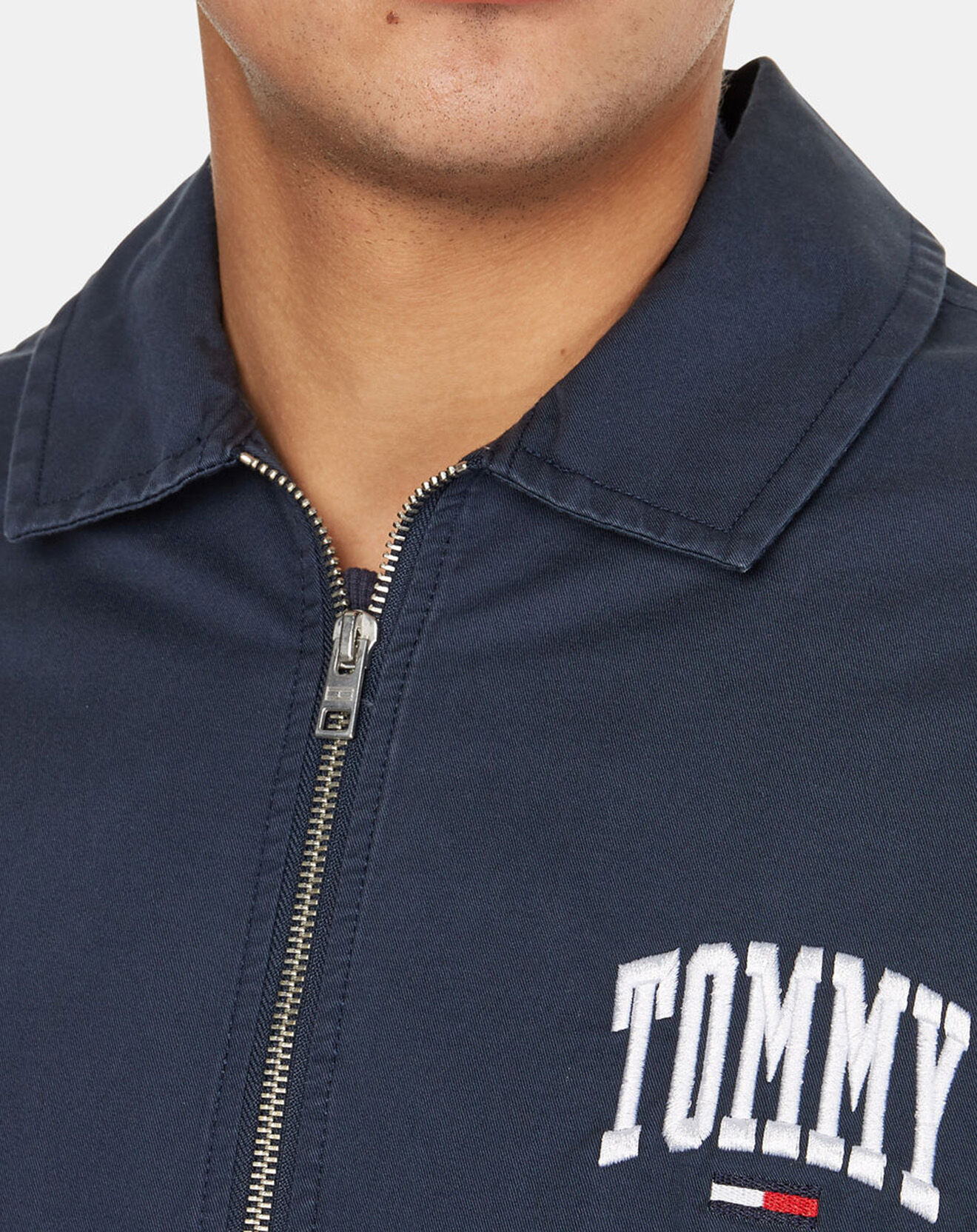 Tommy Jeans Blouson Harrigton bleu marine