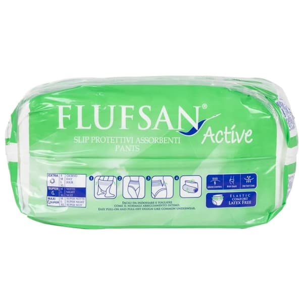 Flufsan Inkontinensbukse for voksne 14 stk str L