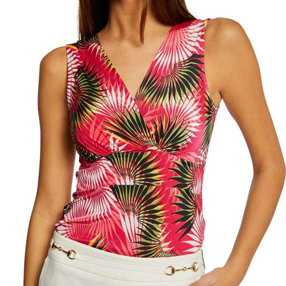 Morgan Top Rose à fleurs Femme Morgan Doptic