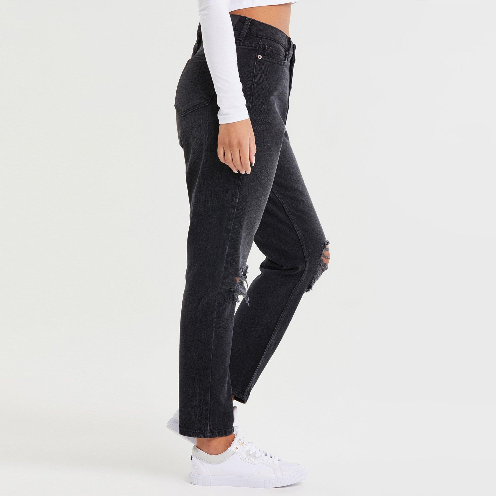 SikSilk Mom Jeans Womens