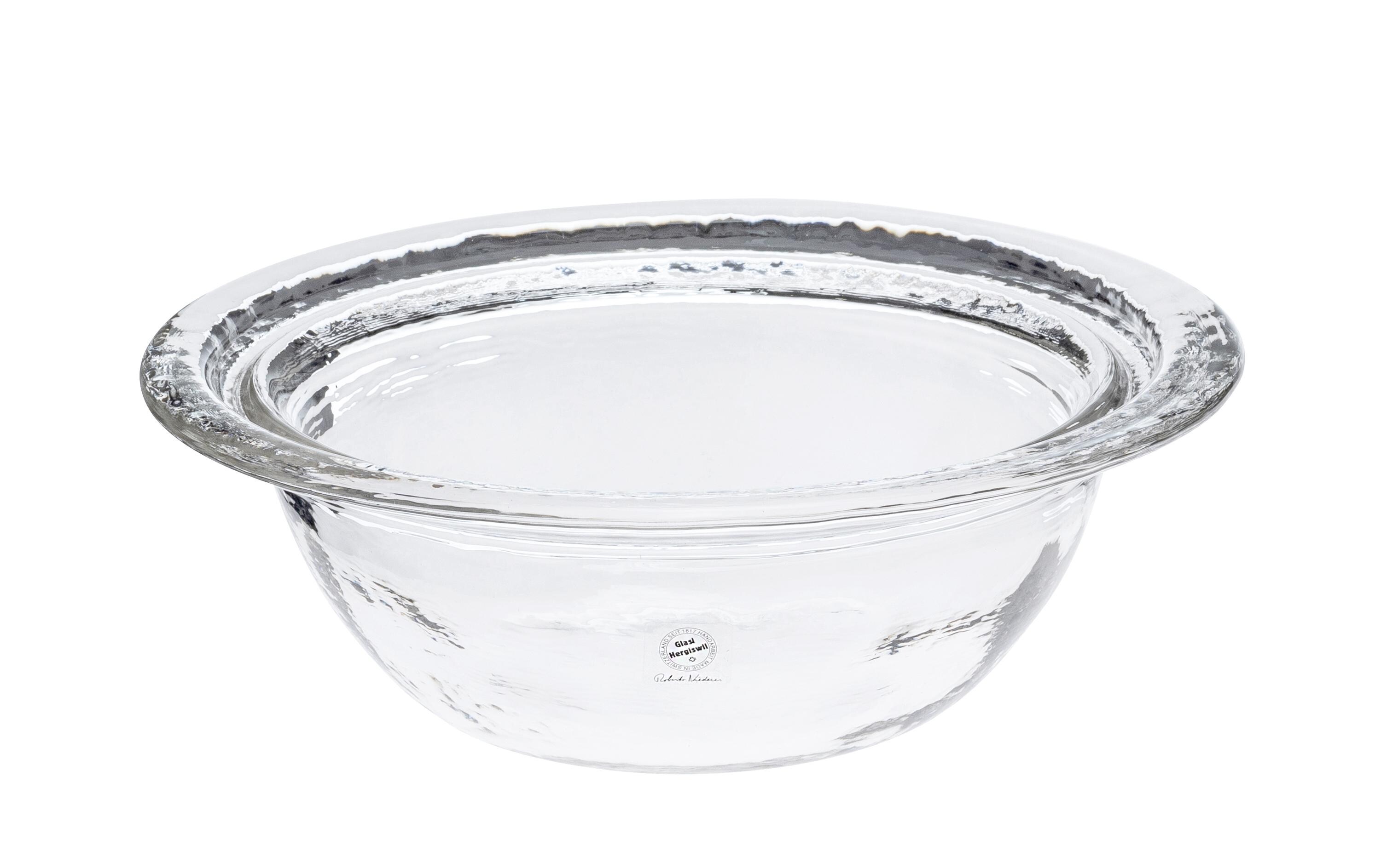 Schale Anelli 22.5 cm, 1 Stück, TransparentSchale aus Glas