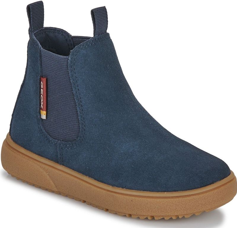 Geox - J Theleven Boy - Enkellaars - Donkerblauw - Leer