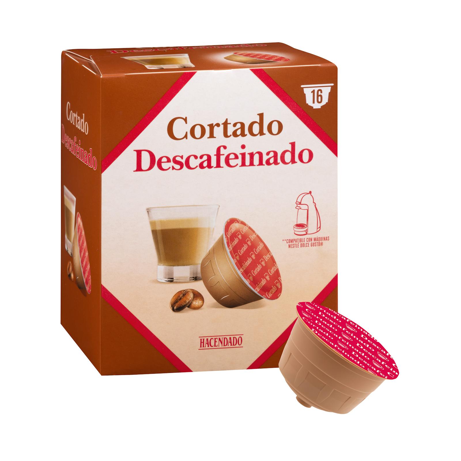 Coupe capsule décaféinée Hacendado