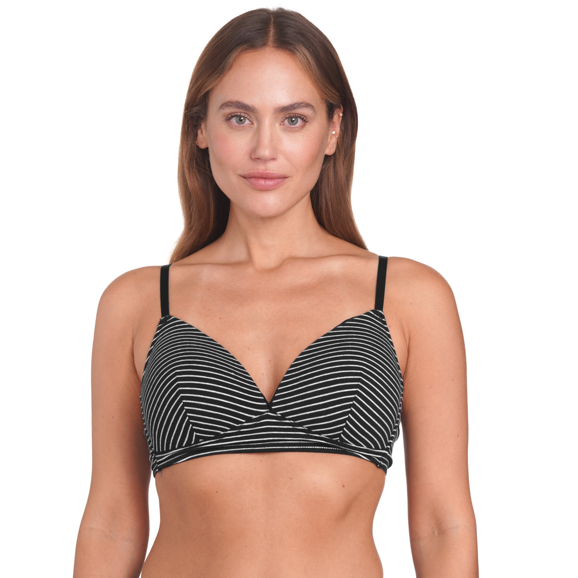 Gina Benotti 2 Damen Soft-BHs mit wattierten Cups schwarz