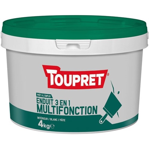 Enduit 3 en 1 multifonction pâte - 4 Kg