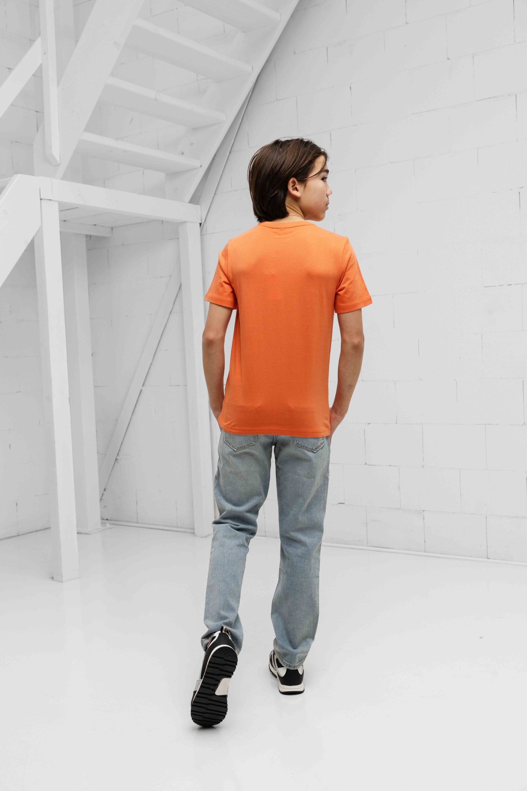 Hugo Boss 3D Logo T-Shirt Kids Oranje
