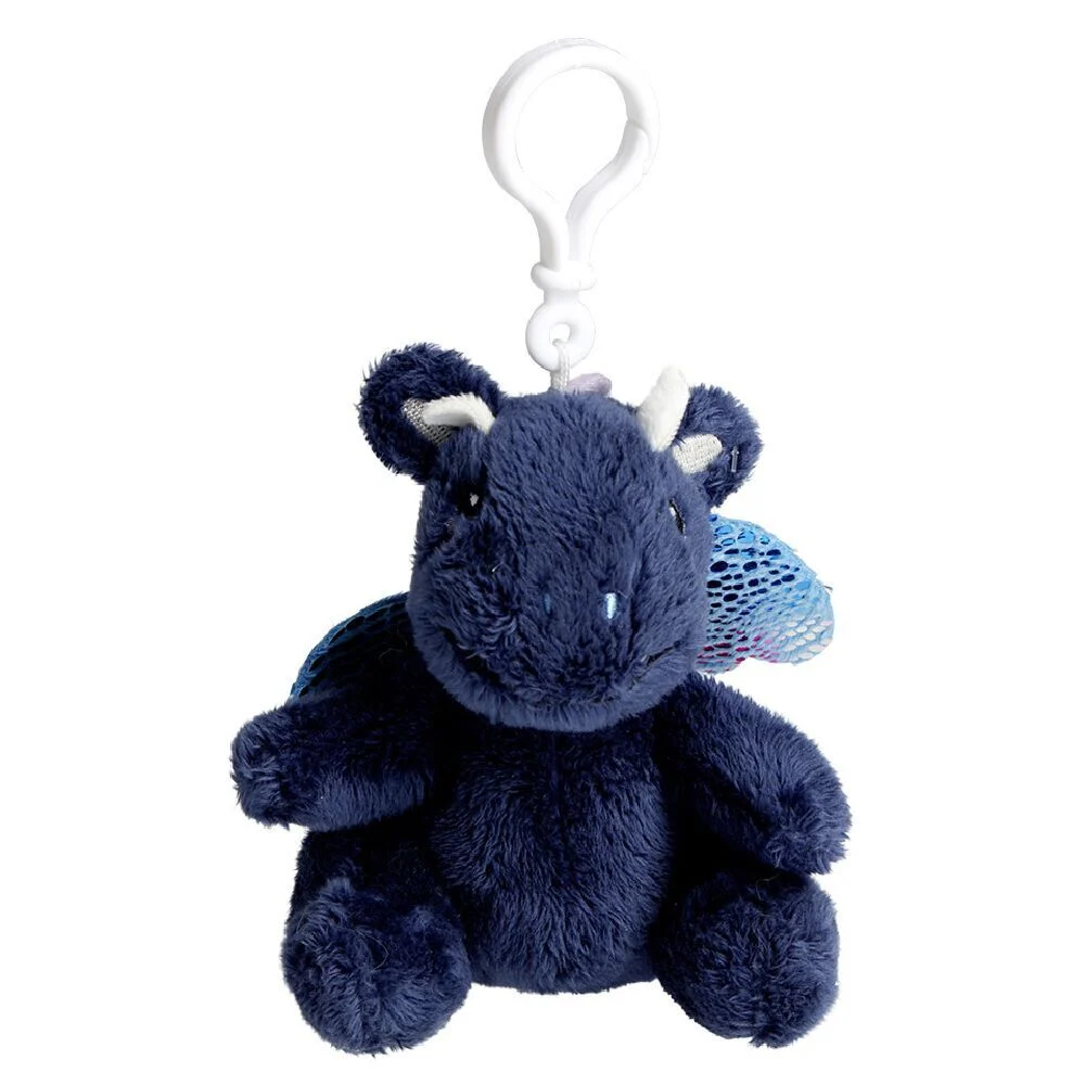 Porte-clé peluche dragon 4 coloris