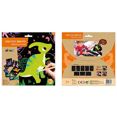 Avenir krasplaatjes dino's junior