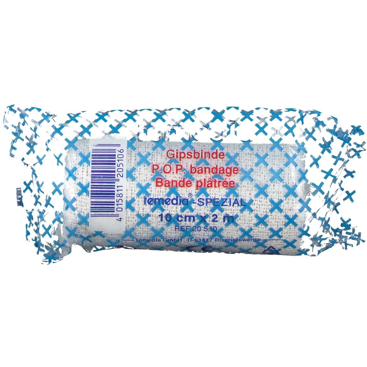 Temedia® Gipsbinde spezial 10 cm x 2 m