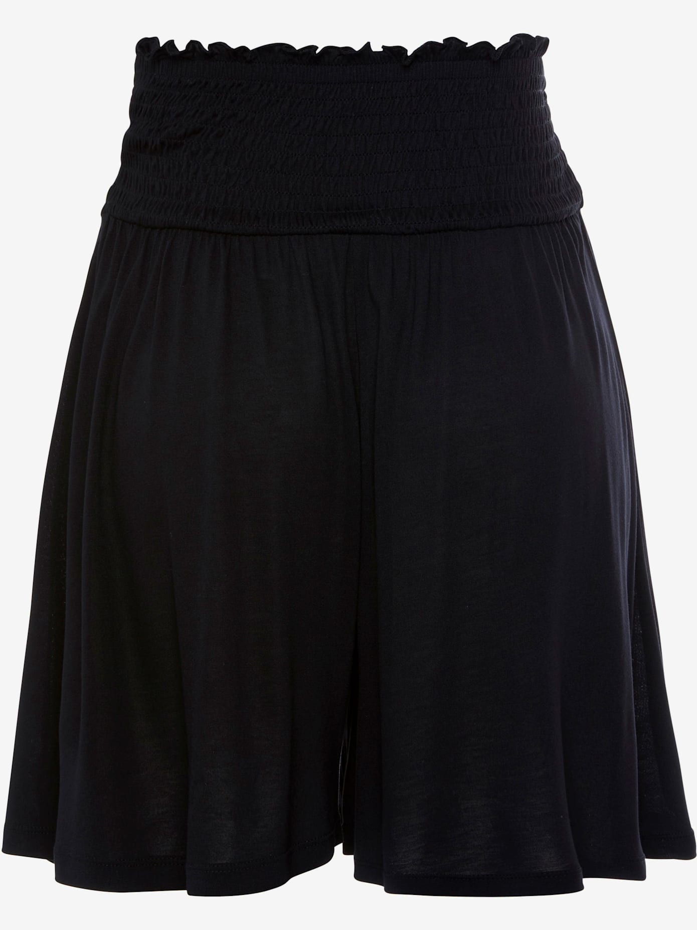 Shorts jupe-culotte avec bords-côtes confortables