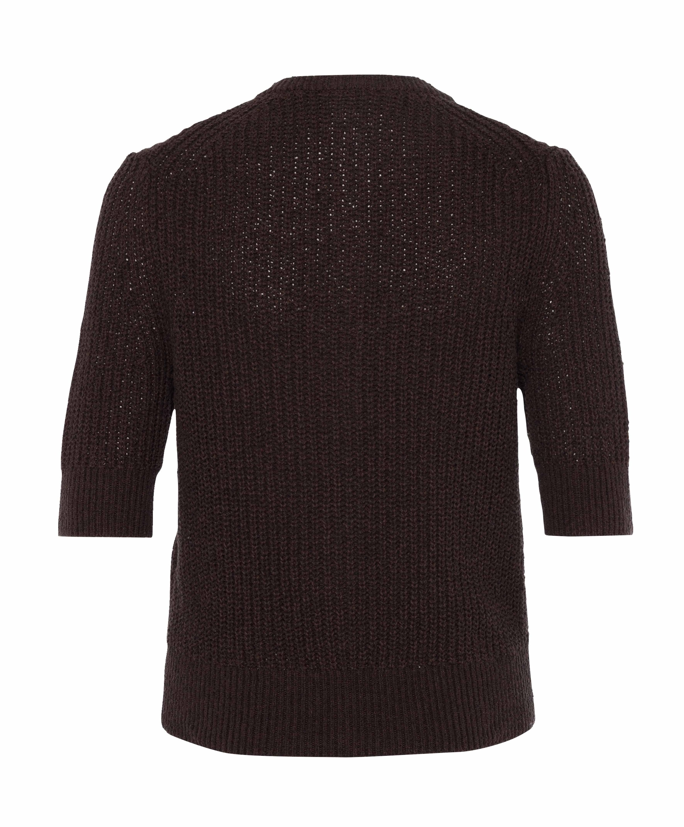 OPUS Dames vest bruin