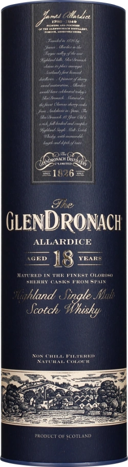 GLENDRONACH 18 YEARS ALLARDICE 70CL