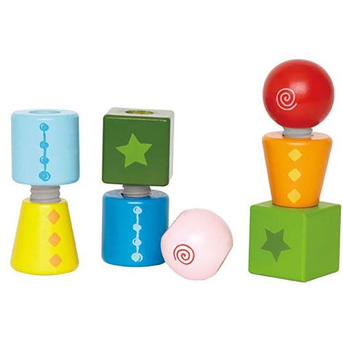 Hape schroefblokken - 8st