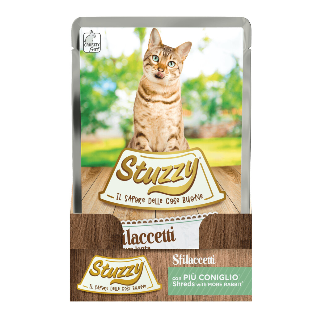 24x Stuzzy Kat Shreds Konijn85 gr