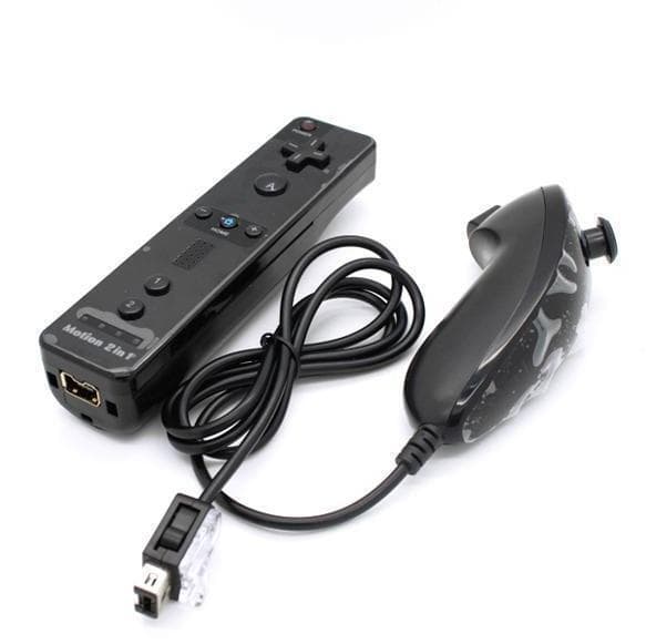 Kompatibel med Wii & Wii U Controller Set Motion Plus Bulk Blue