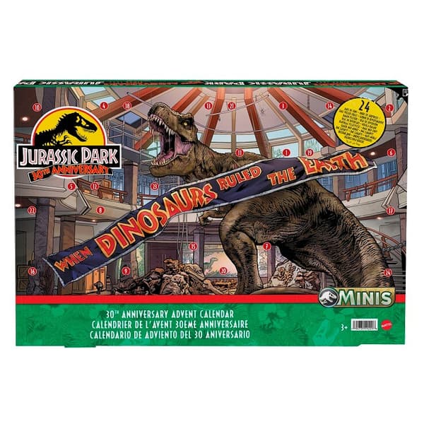 Jurassic Park Minis 30-årsjubileum Adventskalender 2023