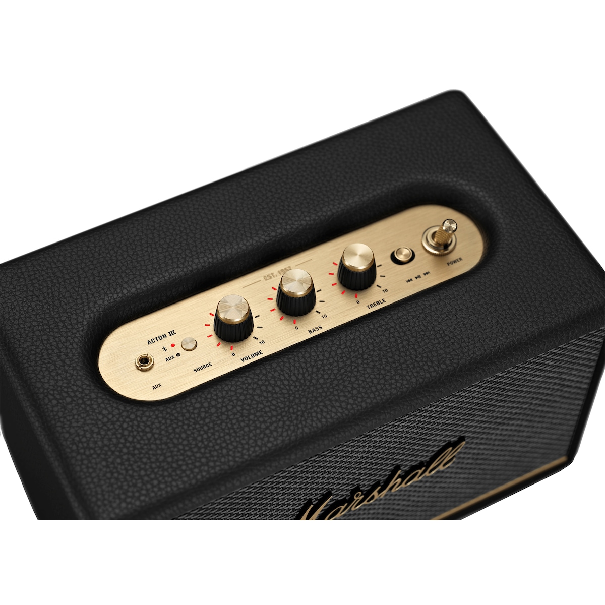 Marshall Acton III Bluetooth høyttaler (sort)