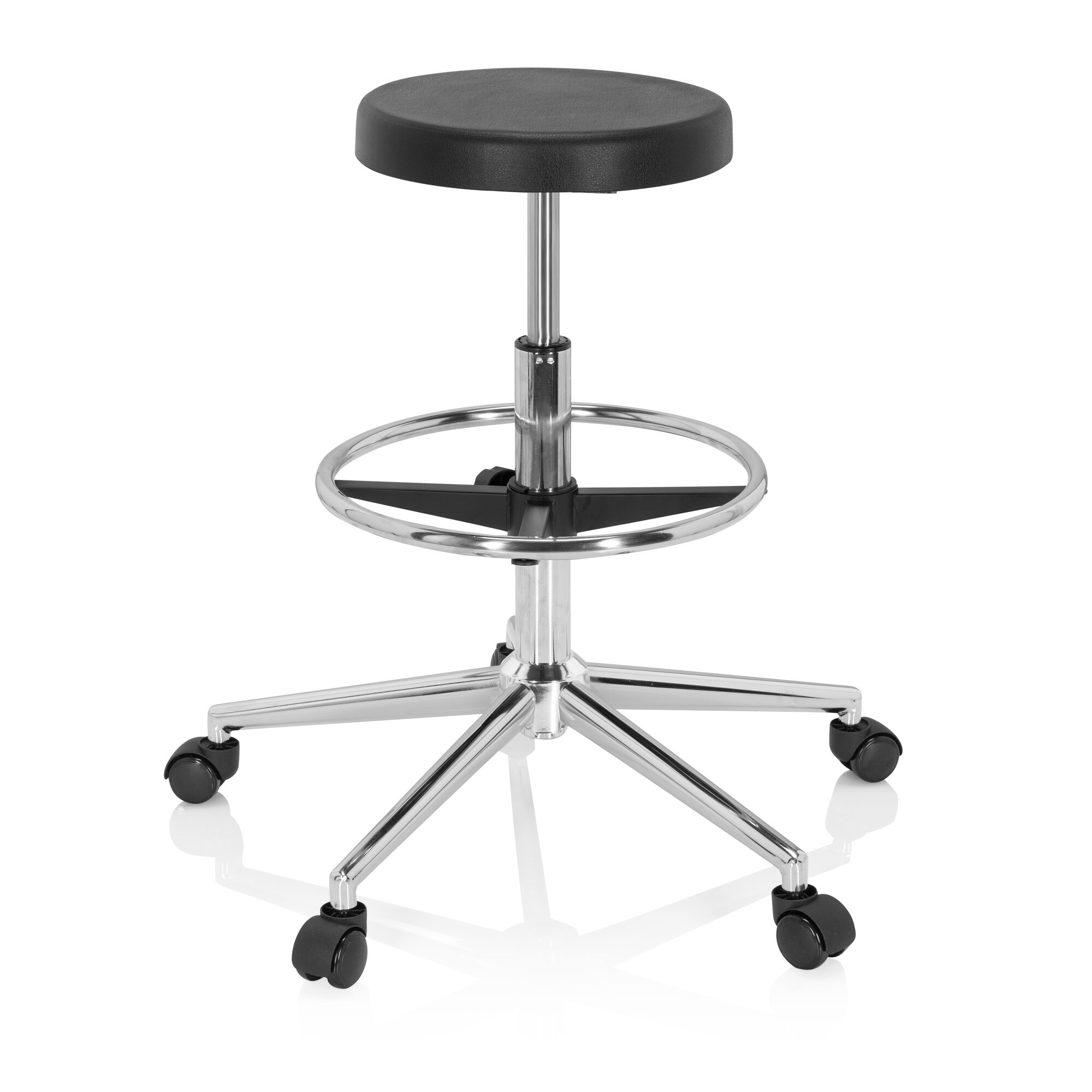 Drehhocker TOP WORK 14 I Hartschaum ohne Armlehnen hjh OFFICE