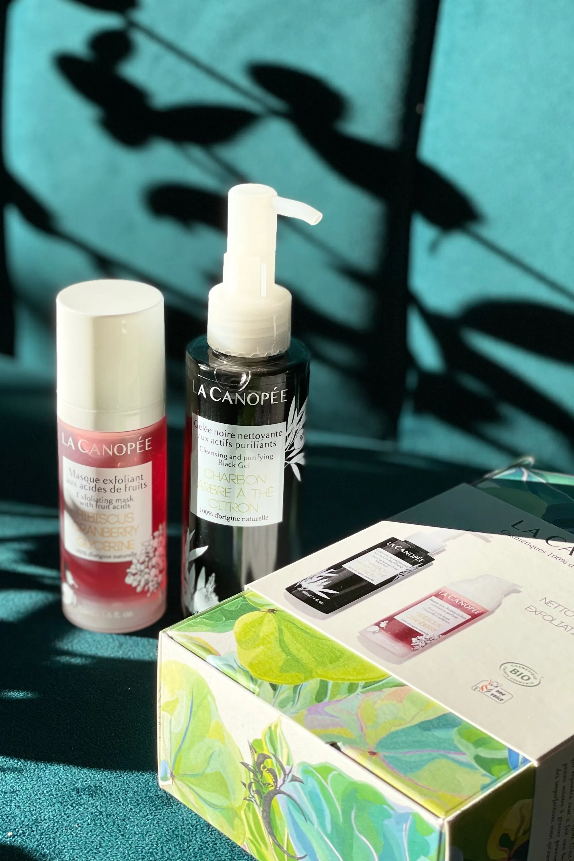 La Canopée Duo nettoyant purifiant et exfoliant pour peaux mixtes à grasses-170 ml
