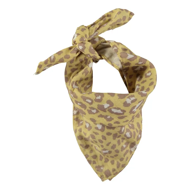 Tocoto Vintage Foulard Léopard | Jaune