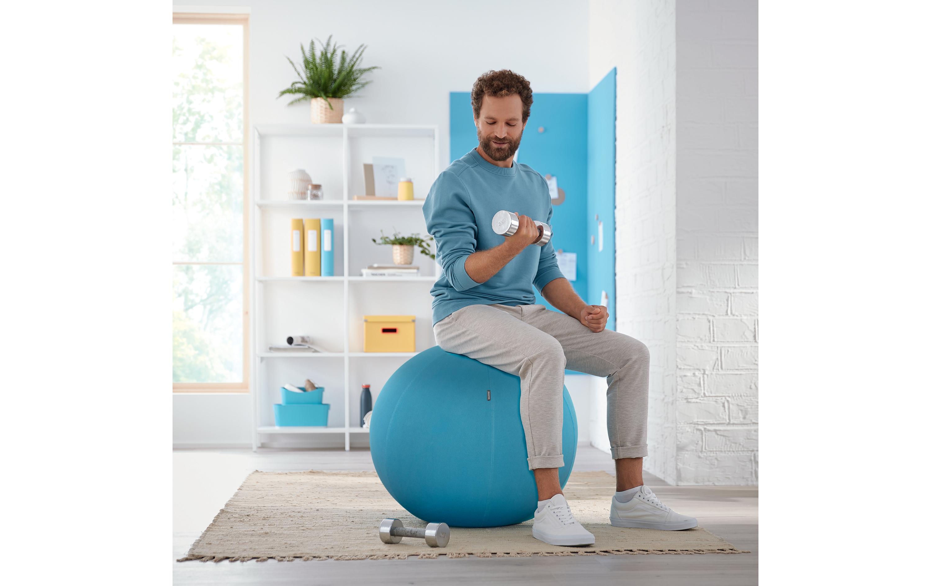 Sitzball Ergo Cosy Active BlauDer ergonomische Leitz Ergo Cosy Sitzball für aktives Sitzen